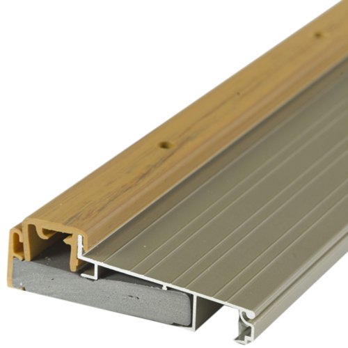 M-D Building Products 49008 M-D Adjustable Thermal Break Door Threshold, 4-9/16 X 1-3/8-1-5/8 in H, 36″ L x 4-9/16″ W x 1-5/8″ H, Satin Nickel | The Storepaperoomates Retail Market - Fast Affordable Shopping