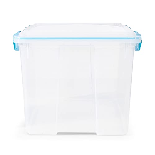 Sterilite 54 Quart Latched Gasket Plastic Storage Container for Home, Kitchen, Office, and Closet Bin Organization with Latching Lid, Clear, 16 Pack | The Storepaperoomates Retail Market - Fast Affordable Shopping