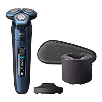 Philips Norelco Shaver 7700, Rechargeable Wet & Dry Electric Shaver with SenseIQ Technology, Quick Clean Pod, Charging Stand and Pop-up Trimmer, S7782/85 | The Storepaperoomates Retail Market - Fast Affordable Shopping