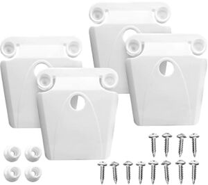 Cooler Latch Posts and Screws, High Strength Cooler Latch Replacement Parts, Set of 4