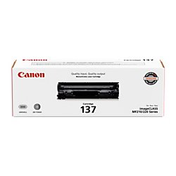 Canon Genuine Toner Cartridge 137 Black (9435B001), 1-Pack, for Canon ImageCLASS MF212w, MF216n, MF217w, MF244dw, MF247dw, MF249dw, MF227dw, MF229dw, MF232w, MF236n, LBP151dw, D570 Laser Printers