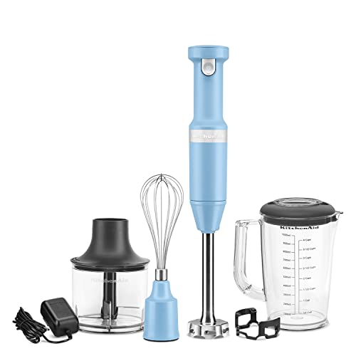 KitchenAid Cordless Variable Speed Hand Blender with Chopper and Whisk Attachment – KHBBV83 | The Storepaperoomates Retail Market - Fast Affordable Shopping