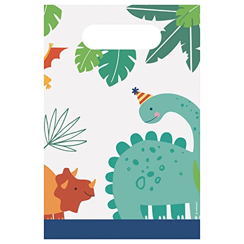 Amscan 9912588 – Dino-Mite Dinosaur Party Paper Loot Bags – 8 Pack | The Storepaperoomates Retail Market - Fast Affordable Shopping