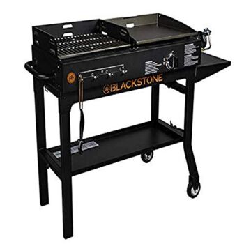 Blackstone 1819 Griddle and Charcoal Combo, Black | The Storepaperoomates Retail Market - Fast Affordable Shopping