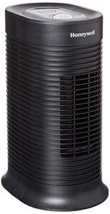 Honeywell HPA060 HEPA Tower Air Purifier, Small Rooms (75 sq. ft.), Black