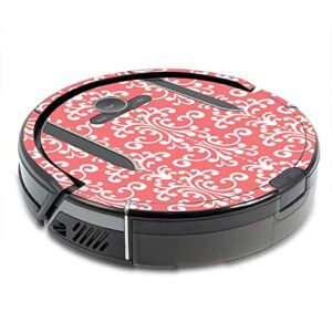 MightySkins Skin Compatible with Shark Ion Robot R85 Vacuum Minimum Coverage – Coral Damask | Protective, Durable, and Unique Vinyl wrap Cover | Easy to Apply, Remove | Made in The USA