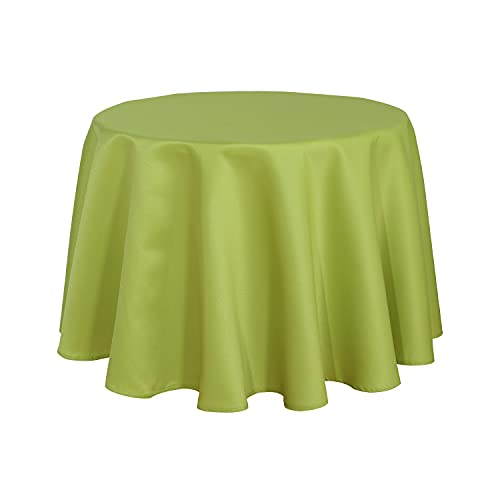 Obstal Round Table Cloth, Oil-Proof Spill-Proof and Water Resistance Microfiber Tablecloth, Decorative Fabric Circular Table Cover for Outdoor and Indoor Use (Light Green, 70 Inch Diameter) | The Storepaperoomates Retail Market - Fast Affordable Shopping