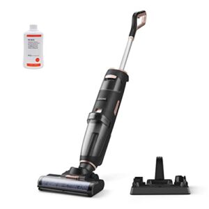 ILIFE W100 Cordless Wet Dry Vacuum Cleaner, Lightweight Hard Floors Vacuum Cleaner and Mop, One-Step Cleaning, LED Display, Long Runtime, for Carpets