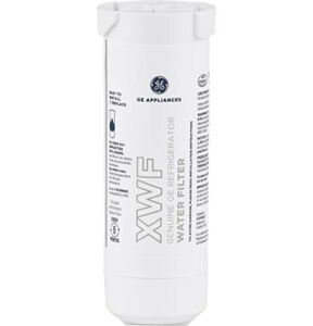 GE XWF Refrigerator Water Filter | Certified to Reduce Lead, Sulfer, and 50+ Other Impurities | Replace Every 6 Months for Best Results | Pack of 1