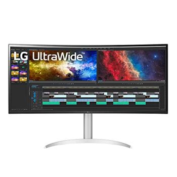 LG 38WP85C-W 38-inch Curved 21:9 UltraWide QHD+ IPS Monitor with USB Type C (90W Power delivery), DCI-P3 95% Color Gamut with HDR 10 and Tilt/Height Adjustable Stand | The Storepaperoomates Retail Market - Fast Affordable Shopping