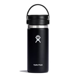 Hydro Flask 16 oz Wide Mouth Bottle with Flex Sip Lid Black
