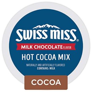 Swiss Miss Milk Chocolate Hot Cocoa, Keurig Single-Serve Hot Chocolate K-Cup Pods, 28 Count