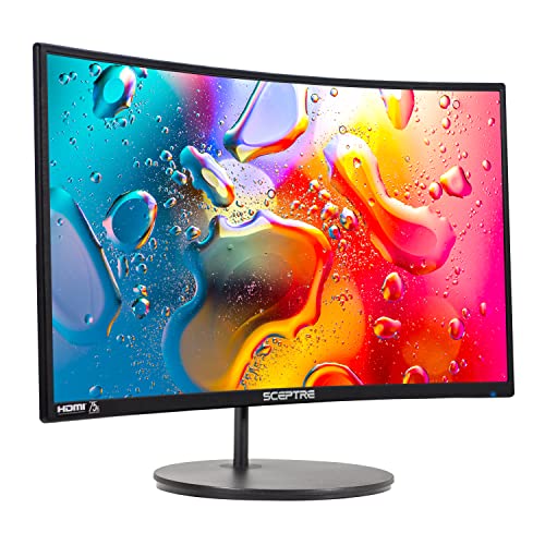 Sceptre Curved 27″ 75Hz LED Monitor HDMI VGA Build-In Speakers, EDGE-LESS Metal Black 2019 (C275W-1920RN) | The Storepaperoomates Retail Market - Fast Affordable Shopping