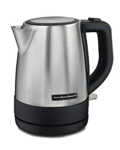 Hamilton Beach Commercial HKE110 1 Liter Hot Water Tea Kettle, Hospitality Rated, Stainless Steel…