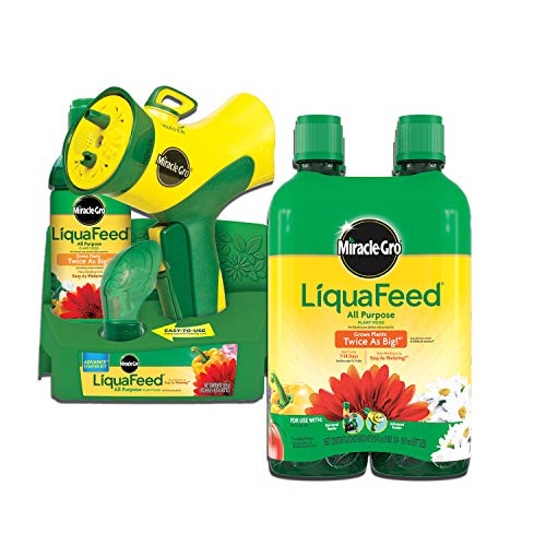 Miracle-Gro LiquaFeed All Purpose Plant Food Advance Starter Kit and Refills Bundle: One Feeder and Five Bottles | The Storepaperoomates Retail Market - Fast Affordable Shopping
