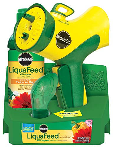 Miracle-Gro LiquaFeed All Purpose Plant Food Advance Starter Kit and Refills Bundle: One Feeder and Five Bottles | The Storepaperoomates Retail Market - Fast Affordable Shopping