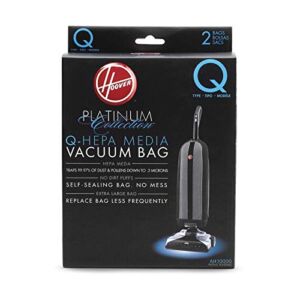 Hoover Platinum Type-Q HEPA Filter Vacuum Cleaner Bag, Part 902419001, for Upright UH30010COM, Pack of 2, AH10000, 2 Count
