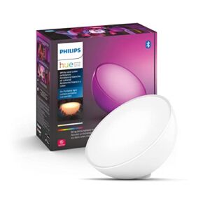 Philips Hue Go White and Color Portable Dimmable LED (Bluetooth & Zigbee) Smart Light Table Lamp, White