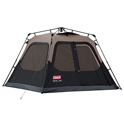 Coleman 4-Person Cabin Tent with Instant Setup | Cabin Tent for Camping Sets Up in 60 Seconds | The Storepaperoomates Retail Market - Fast Affordable Shopping