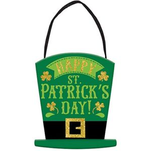 amscan St. Patrick’s Day Mini Message Sign, 6″ x 6″, Green
