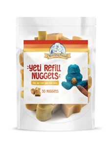 Yeti Refill Nuggets for Puff and Play Dog Toys, Natural Himalayan Yak Cheese Treats for Interactive Chew Toys and Dispensers, 30 Pieces, 14 Oz