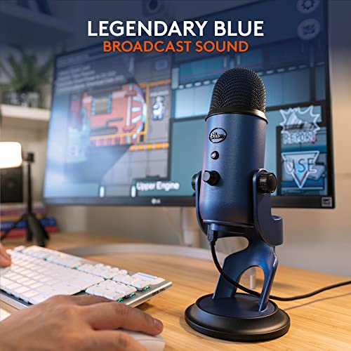 Blue Yeti USB Microphone for PC, Mac, Gaming, Recording, Streaming, Podcasting, Studio and Computer Condenser Mic with Blue VO!CE effects, 4 Pickup Patterns, Plug and Play – Midnight Blue | The Storepaperoomates Retail Market - Fast Affordable Shopping