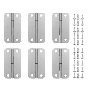 Amytalk 6Pack Cooler Hinges for Igloo Ice Chests, Cooler Stainless Steel Hinges Replacement Set with Screws