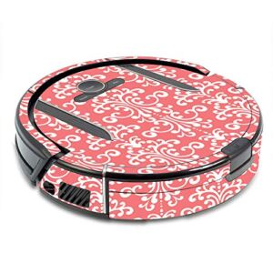 MightySkins Skin Compatible with Shark Ion Robot R85 Vacuum – Coral Damask | Protective, Durable, and Unique Vinyl Decal wrap Cover | Easy to Apply, Remove, and Change Styles | Made in The USA