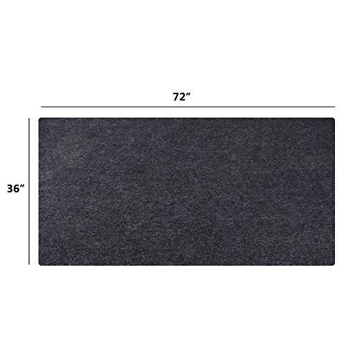 CONVELIFE Under The Grill Mat for Gas,Electric Grill,Absorbent Grill Under Floor Mat,Protect Decks and Patios from Grease Splatter(Grill Mat 36inches x 72inches) | The Storepaperoomates Retail Market - Fast Affordable Shopping