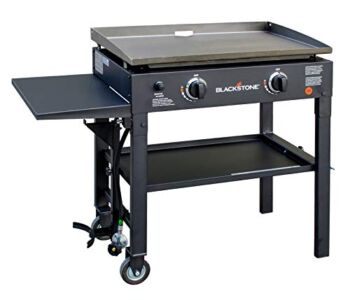 Blackstone Flat Top Gas Grill Griddle 2 Burner Propane Fuelled Rear Grease Management System, 1517, Outdoor Griddle Station for Camping with Built in Cutting Board and Garbage Holder, 28 inch | The Storepaperoomates Retail Market - Fast Affordable Shopping