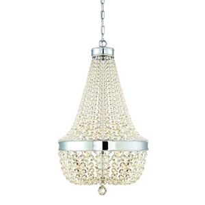 Home Decorators Collection Chrome Crystal Chandelier 6 Light
