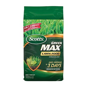 Scotts Green Max Lawn Food – Lawn Fertilizer Plus Iron Supplement Builds Thick, Green Lawns – Deep Greening in 3 Days – Covers 10,000 sq. ft. | The Storepaperoomates Retail Market - Fast Affordable Shopping