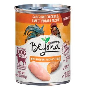 Purina Beyond Wet Natural Dog Food With Gravy, Chicken & Sweet Potato Recipe -12.5 oz. Cans (Pack of 12)