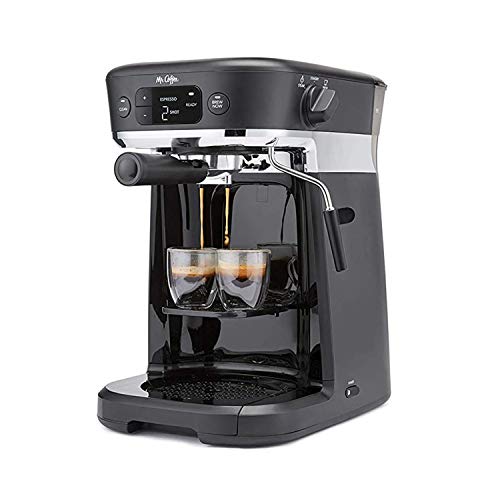 Mr. Coffee All-in-One Occasions Specialty Pods Coffee Maker, 10-Cup Thermal Carafe, and Espresso with Milk Frother and Storage Tray, Black | The Storepaperoomates Retail Market - Fast Affordable Shopping