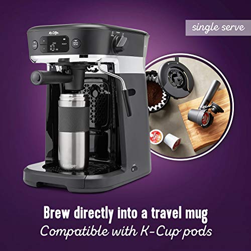Mr. Coffee All-in-One Occasions Specialty Pods Coffee Maker, 10-Cup Thermal Carafe, and Espresso with Milk Frother and Storage Tray, Black | The Storepaperoomates Retail Market - Fast Affordable Shopping