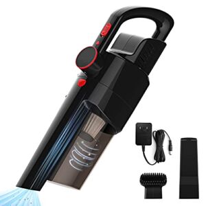 VAHY Portable Cordless Handheld Vacuum Cleaner – Strong Suction Wireless Vacuums Cleaners Powered by Battery RechargeableHigh Power – Mini & Small Wireless ​Hand VacPet Hair Home Car Cleaning