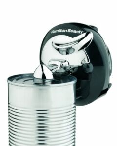Hamilton Beach Walk ‘n Cut Electric Can Opener for Kitchen, Use On Any Size, Automatic and Hand-Free, Cordless & Rechargeable, Easy Clean Removable Blade, Black (76501G)
