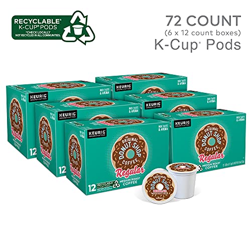 The Original Donut Shop Keurig Single-Serve K-Cup Pods, Regular Medium Roast Coffee, 72 Count | The Storepaperoomates Retail Market - Fast Affordable Shopping