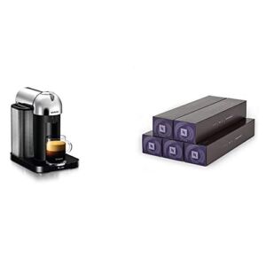 Nespresso Office Coffee Machine Starter Kit by Breville, Chrome with 250 coffee capsules