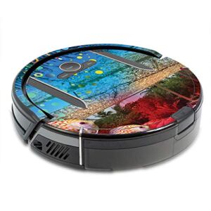 MightySkins Skin Compatible with Shark Ion Robot R85 Vacuum Minimum Coverage – Tropical Resort | Protective, Durable, and Unique Vinyl wrap Cover | Easy to Apply, Remove | Made in The USA