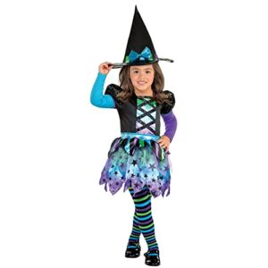 Pretty Little Witch Costume Dress – Child Small 4-6, 1 Pc