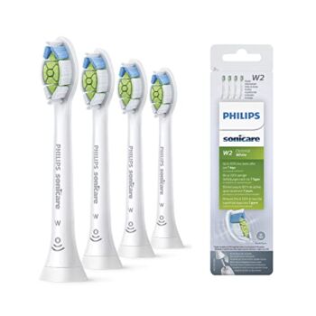 Philips Sonicare Optimal Whitening BrushSync Heads, White, Pack of 4 (Compatible with All Philips Sonicare Handles) | The Storepaperoomates Retail Market - Fast Affordable Shopping