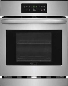 FFEW2426US 24″ Single Electric Wall Oven with 3.3 cu. ft. Capacity Halogen Lighting Self-Clean and Timer in Stainless Steel