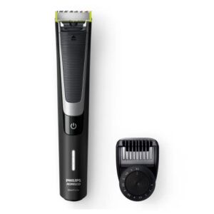 Philips Norelco Oneblade Pro Hybrid Electric Trimmer and Shaver, Black, QP6510/70