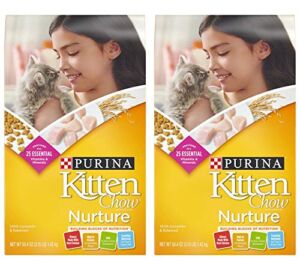 Purina Kitten Chow Nurture Kitten Dry Cat Food, 3.15 LB