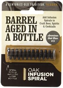 2 Pack – Barrel Aged in a Bottle Oak Infusion Spiral. Barrel Age Your Whiskey