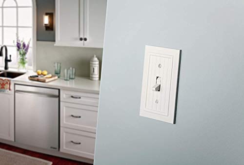 Franklin Brass W35272-PW-C Classic Beadboard Double Decorator Wall Plate/Switch Plate/Cover, Pure White | The Storepaperoomates Retail Market - Fast Affordable Shopping
