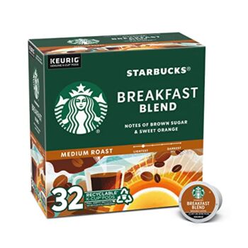Starbucks K-Cup Coffee Pods—Medium Roast Coffee—Breakfast Blend—100% Arabica—1 box (32 pods) | The Storepaperoomates Retail Market - Fast Affordable Shopping