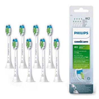 Philips Sonicare Optimal Whitening White BrushSync Heads (Compatible with All Philips Sonicare Handles), Pack of 8 | The Storepaperoomates Retail Market - Fast Affordable Shopping