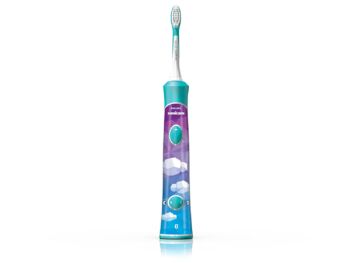 Philips Sonicare for Kids 3+ Bluetooth Connected Rechargeable Electric Power Toothbrush, Interactive for Better Brushing, Turquoise, HX6321/02 | The Storepaperoomates Retail Market - Fast Affordable Shopping